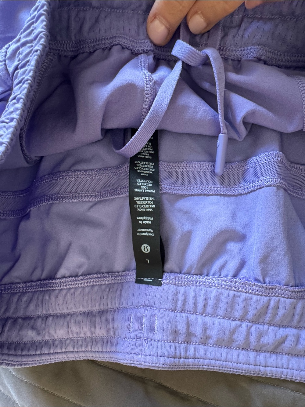 lululemon athletica Lavender Athletic Shorts - Picture 3 of 4